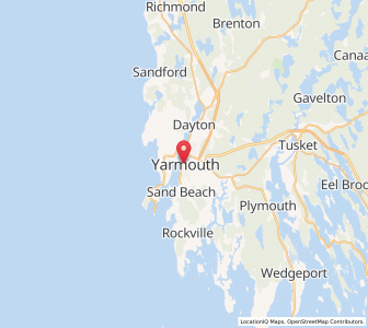 Map of Yarmouth, Nova ScotiaNova Scotia