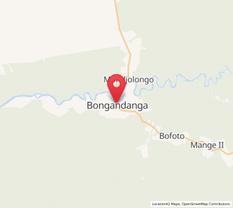Map of Bongandanga, Mongala