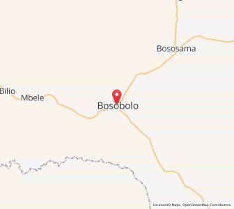 Map of Bosobolo, Nord-Ubangi