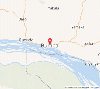 Map of Bumba, Mongala