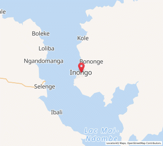 Map of Inongo, Mai-Ndombe