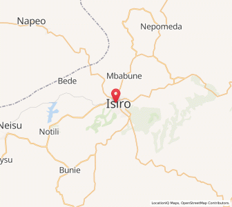 Map of Isiro, Haut-Uele