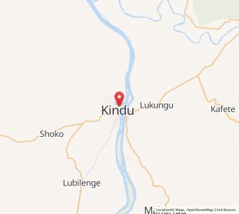 Map of Kindu, Maniema