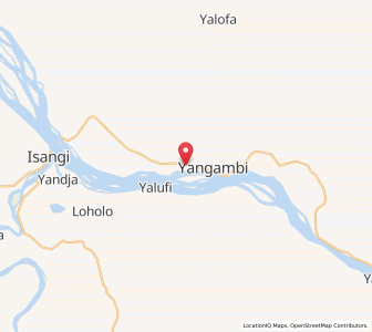 Map of Yangambi, Tshopo