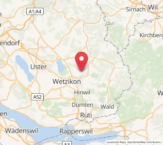 Map of Adetswil, Zurich