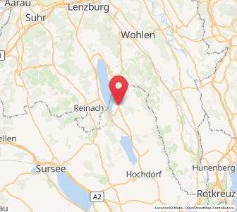 Map of Aesch, Lucerne