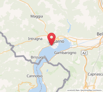 Map of Ascona, Ticino