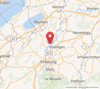 Map of Barberêche, Fribourg
