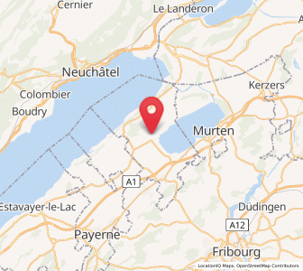 Map of Bellerive, Vaud