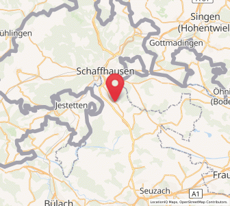 Map of Benken, Zurich