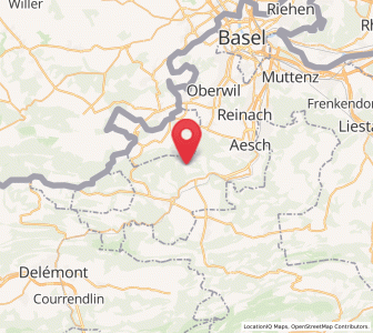 Map of Blauen, Basel-Landschaft