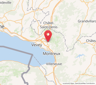 Map of Blonay, Vaud