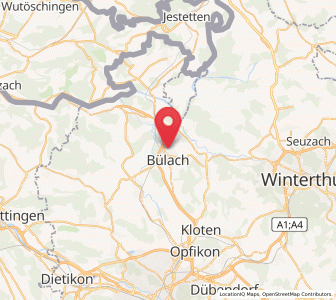 Carte : Bülach / Soligänter, Zurich