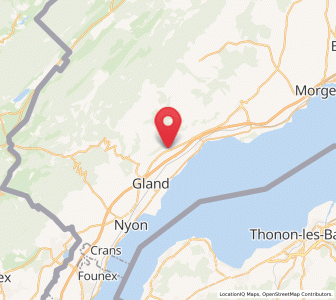 Map of Bursins, Vaud