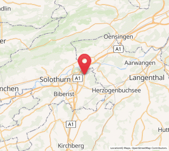 Map of Deitingen, Solothurn
