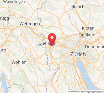 Carte : Dietikon / Schönenwerd, Zurich