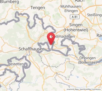 Map of Dörflingen, Schaffhausen