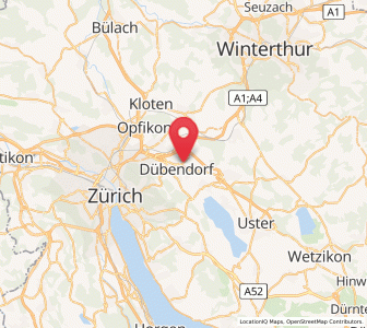 Carte : Dübendorf / Kunklerstrasse, Zurich