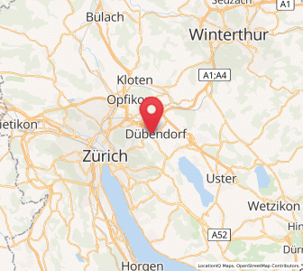 Carte : Dübendorf / Vogelquartier, Zurich