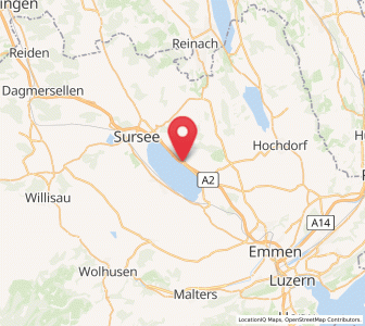 Map of Eich, Lucerne