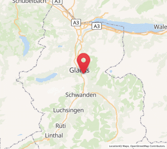 Map of Ennenda, Glarus