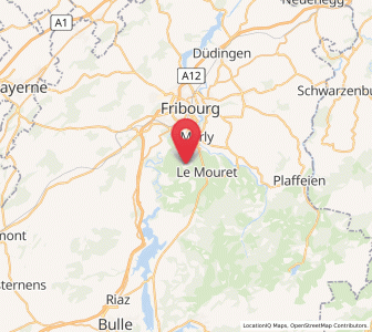 Map of Épendes, Fribourg