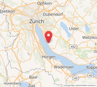 Map of Erlenbach, Zurich