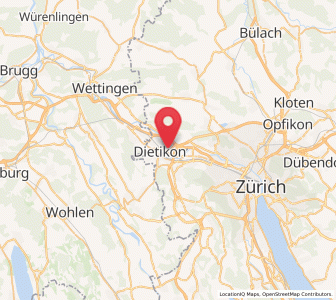 Map of Fahrweid (südl. Teil), Zurich