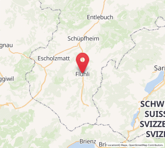 Map of Flühli, Lucerne