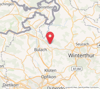 Map of Freienstein, Zurich