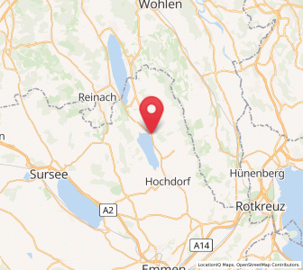 Map of Gelfingen, Lucerne