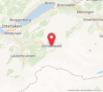 Map of Grindelwald, Bern