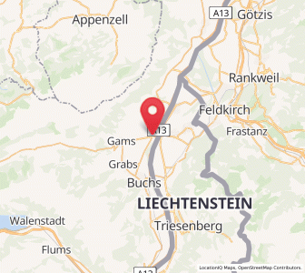 Map of Haag (Rheintal), Saint Gallen