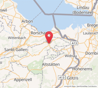 Map of Heiden, Appenzell Ausserrhoden