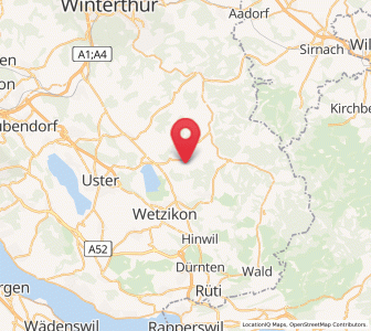 Map of Hittnau / Hittnau (Dorf), Zurich
