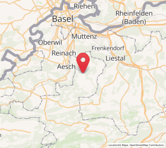 Map of Hochwald, Solothurn