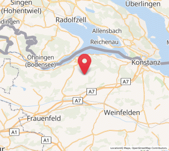 Map of Homburg, Thurgau