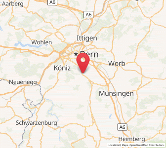 Map of Kehrsatz, Bern