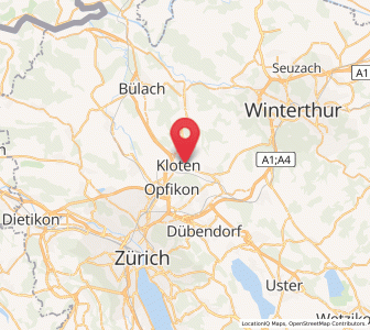 Carte : Kloten / Hostrass, Zurich