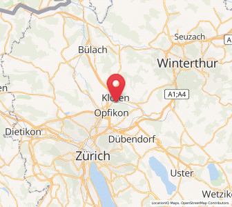 Carte : Kloten / Spitz, Zurich