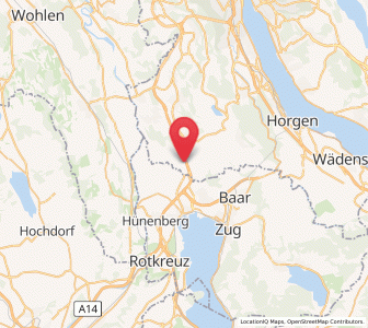 Map of Knonau, Zurich