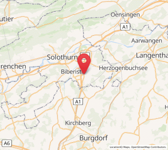 Map of Kriegstetten, Solothurn