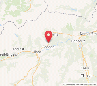 Map of Laax, Grisons
