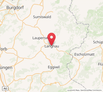 Map of Langnau, Bern