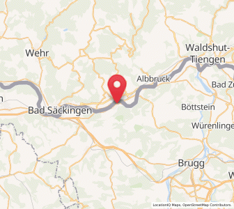 Map of Laufenburg, Aargau