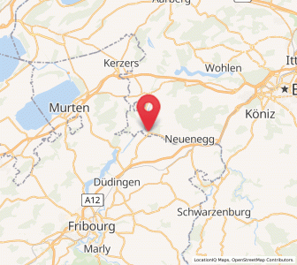 Map of Laupen, Bern