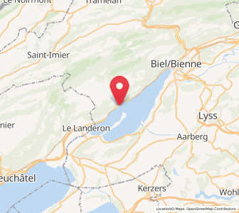 Map of Gléresse, Bern