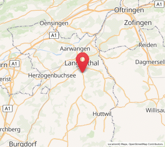 Map of Lotzwil, Bern