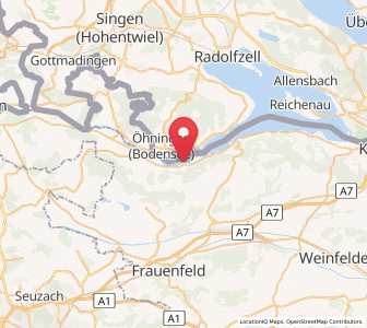 Map of Mammern, Thurgau