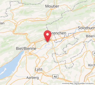 Map of Montménil, Bern